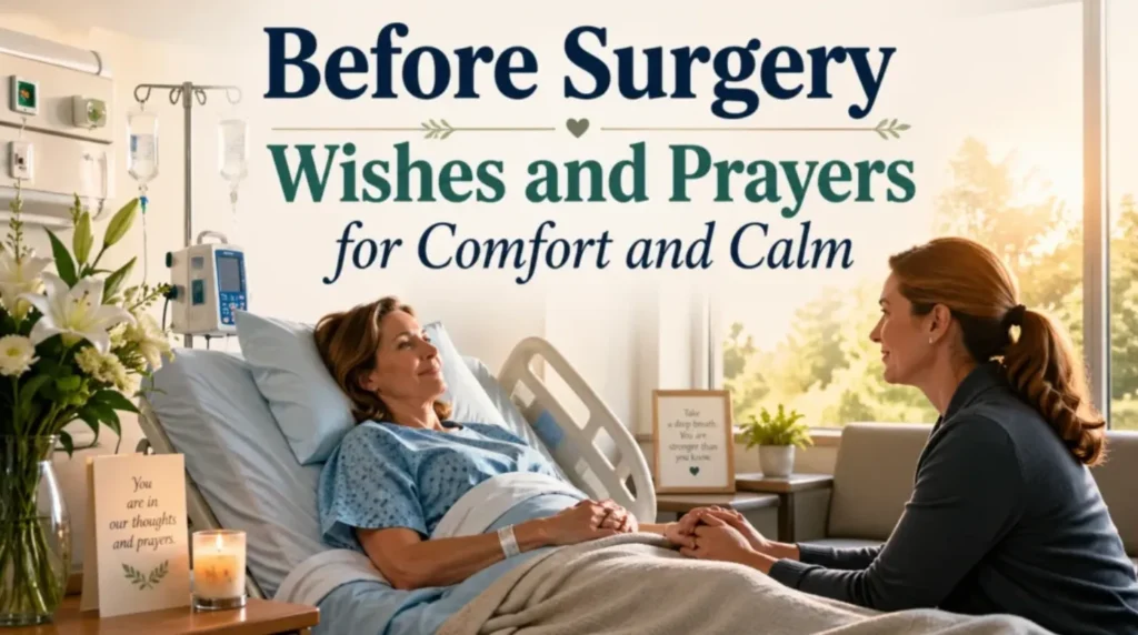 before surgery wishes and prayers