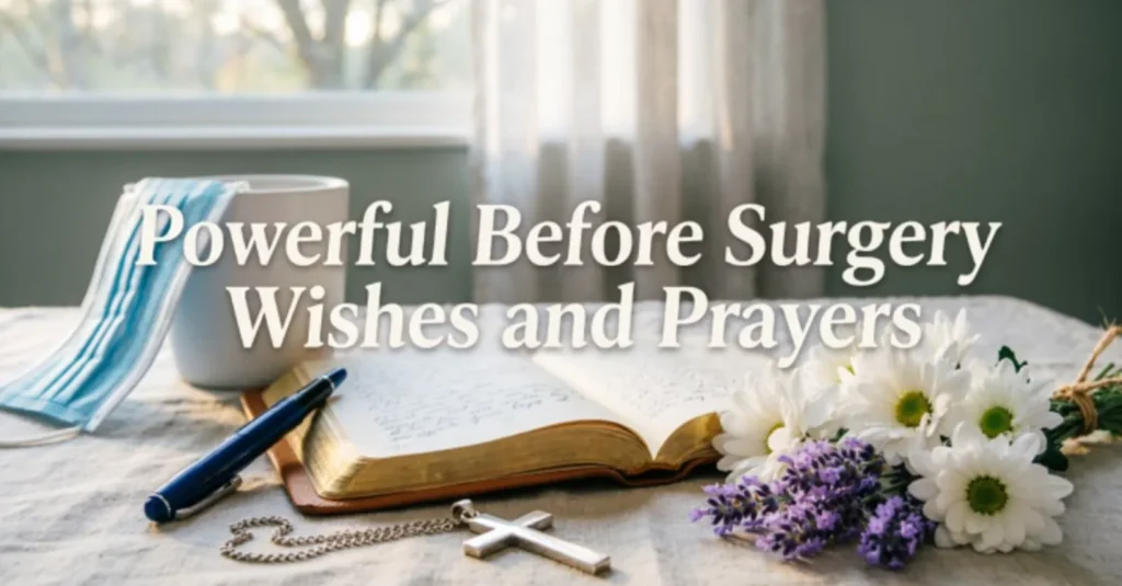 before surgery wishes and prayers