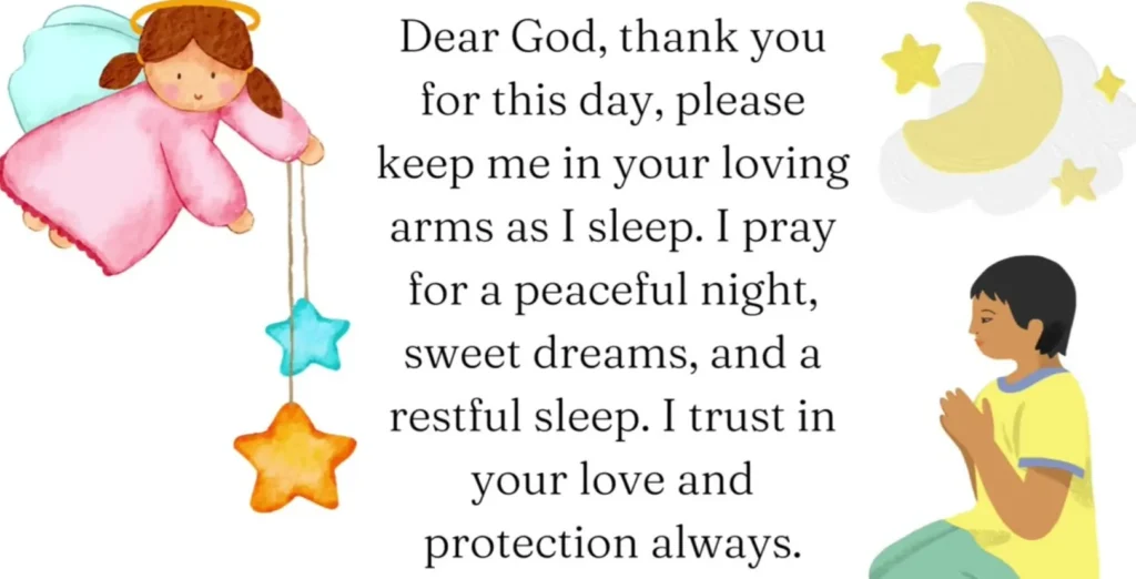 christian bedtime prayers for children