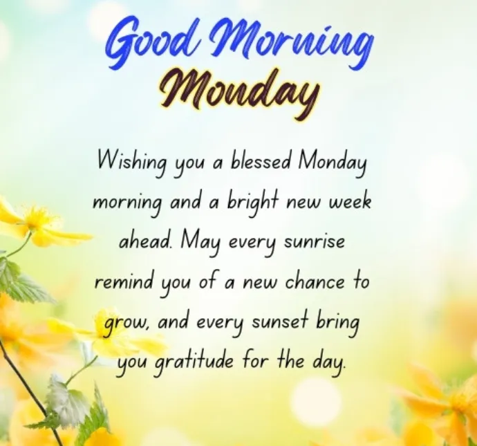 monday morning blessings